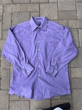 Arrow Purple Long-Sleeve Dress Shirt